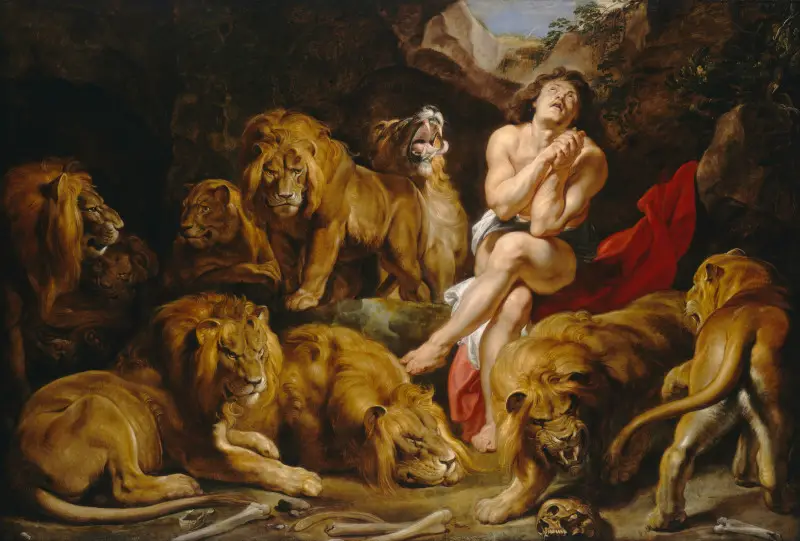 Daniel in the Lions' Den by Peter Paul Rubens